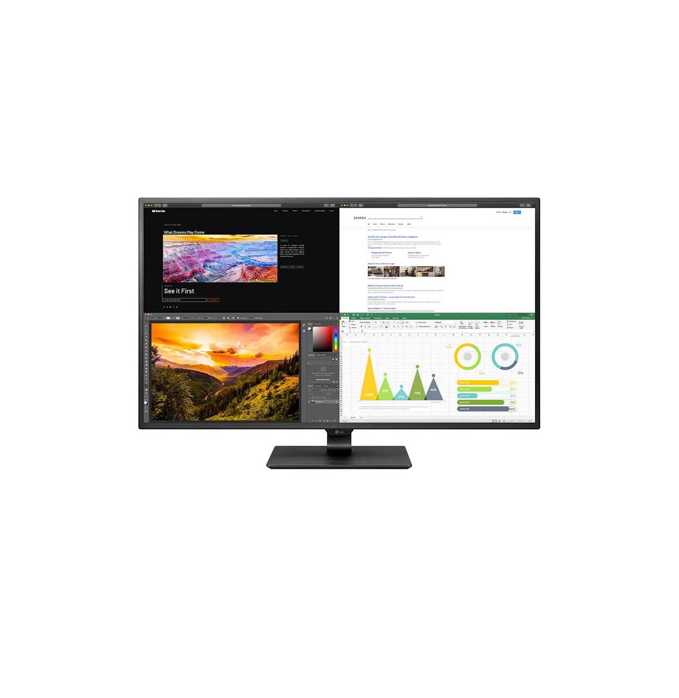 LG MONITOR LED IPS 42.5''